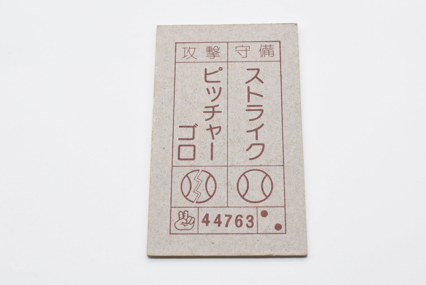 Japan Anime KINNIKUMAN menko card Kinnikuman retro vintage major scratches and dirt #0020