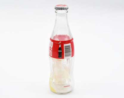 Japan Coca Cola 100 years model vintage bottle 200ml around H19.5cm with major scratches and dirt #B