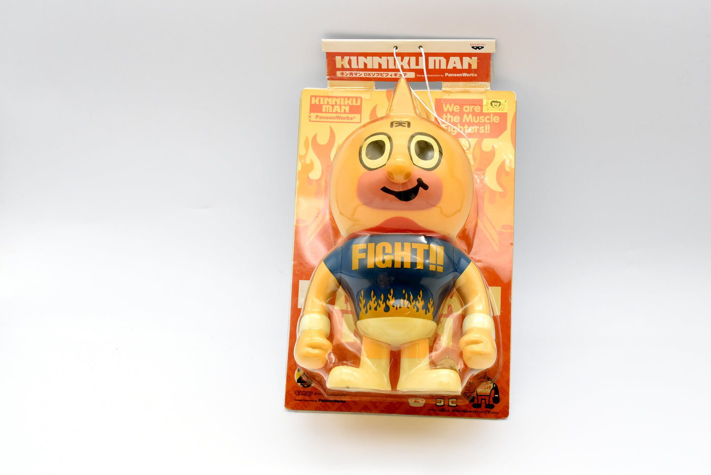 Japan Anime KINNIKUMAN Figure Sofvi "KINNIKUMAN FIGHT!! shrit" retro vintage major scratches and dirt