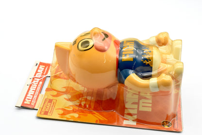 Japan Anime KINNIKUMAN Figure Sofvi "KINNIKUMAN FIGHT!! shrit" retro vintage major scratches and dirt