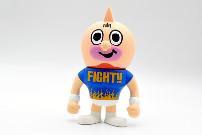 Japan Anime KINNIKUMAN Figure Sofvi "KINNIKUMAN FIGHT!! shrit" retro vintage major scratches and dirt