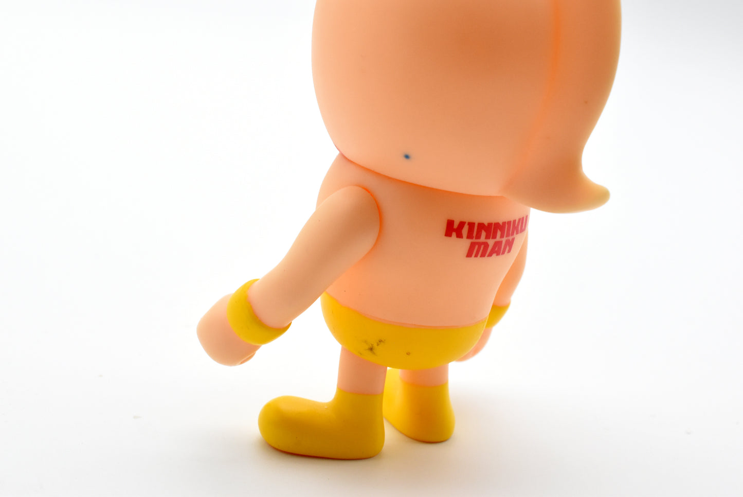 Japan Anime KINNIKUMAN Figure Sofvi "KINNIKUMAN yellow shirt" retro vintage major scratches and dirt