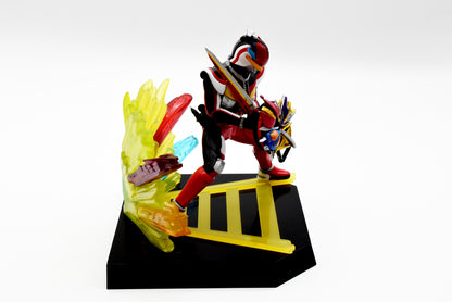 Japan Kamen Rider Den-ou Mask Rider Figure 10 years anniversary first prize retro vintage minor scratches and dirt