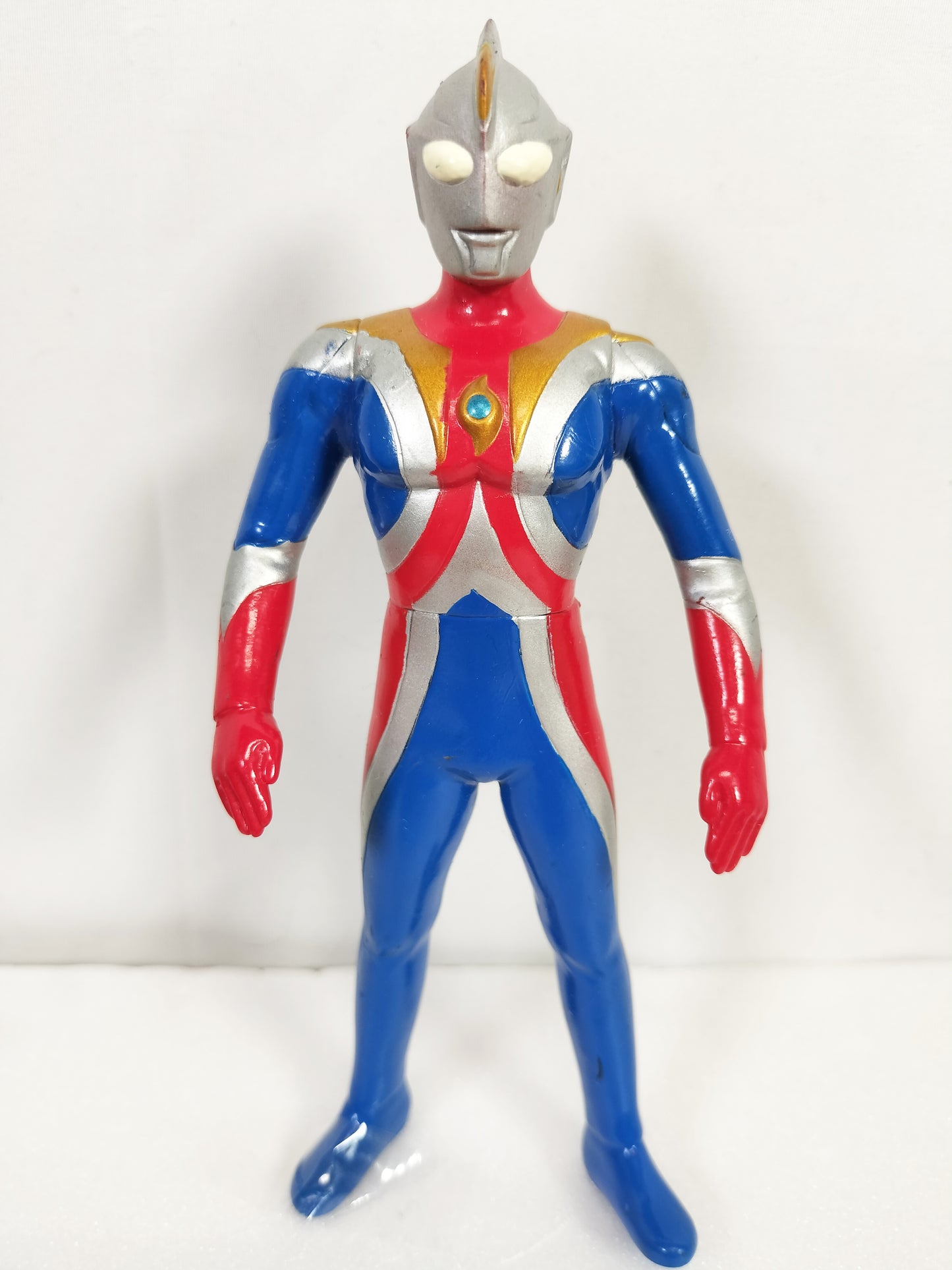 Ultraman Cosmos (Eclipse Mode) Made in China Height about 15.5cm Manufactured in 2002 Sofvi Figure retro vintage major scratches and dirt