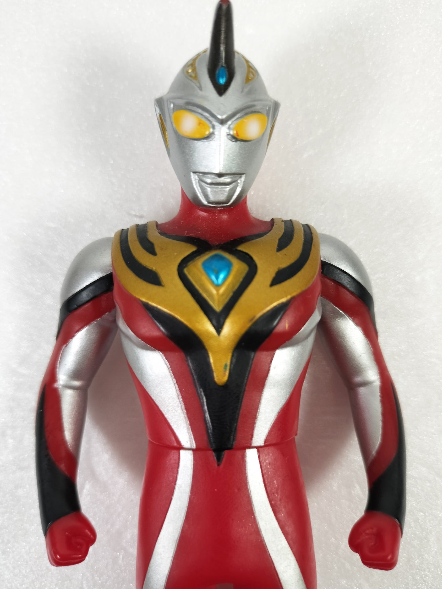 Ultraman Justice (Crusher Mode) Made in China Height about 16cm Manufactured in 2003 Sofvi Figure retro vintage major scratches and dirt