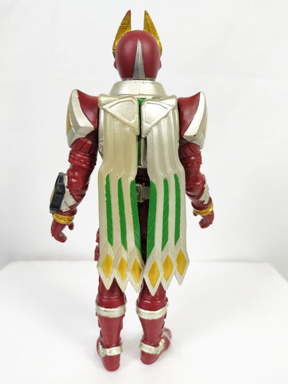 Kamen Rider Garen (Jack Form) Mask Rider Made in China Height about 17.5cm Manufactured in 2001 Sofvi Figure retro vintage major scratches and dirt