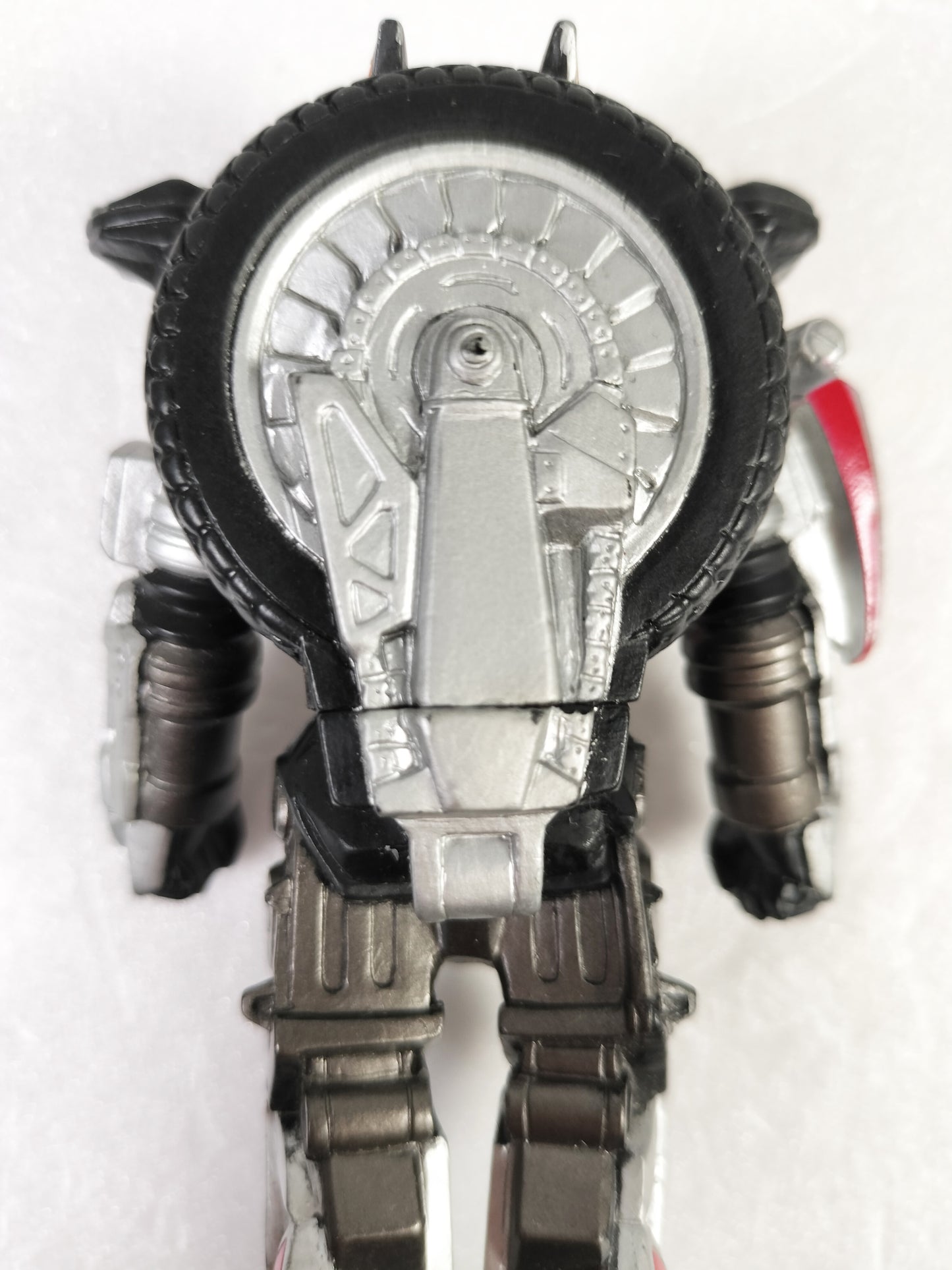 Kamen rider Autobajin (battle mode) Made in China Height about 12.5cm Manufactured in 2003 Sofvi Figure retro vintage major scratches and dirt