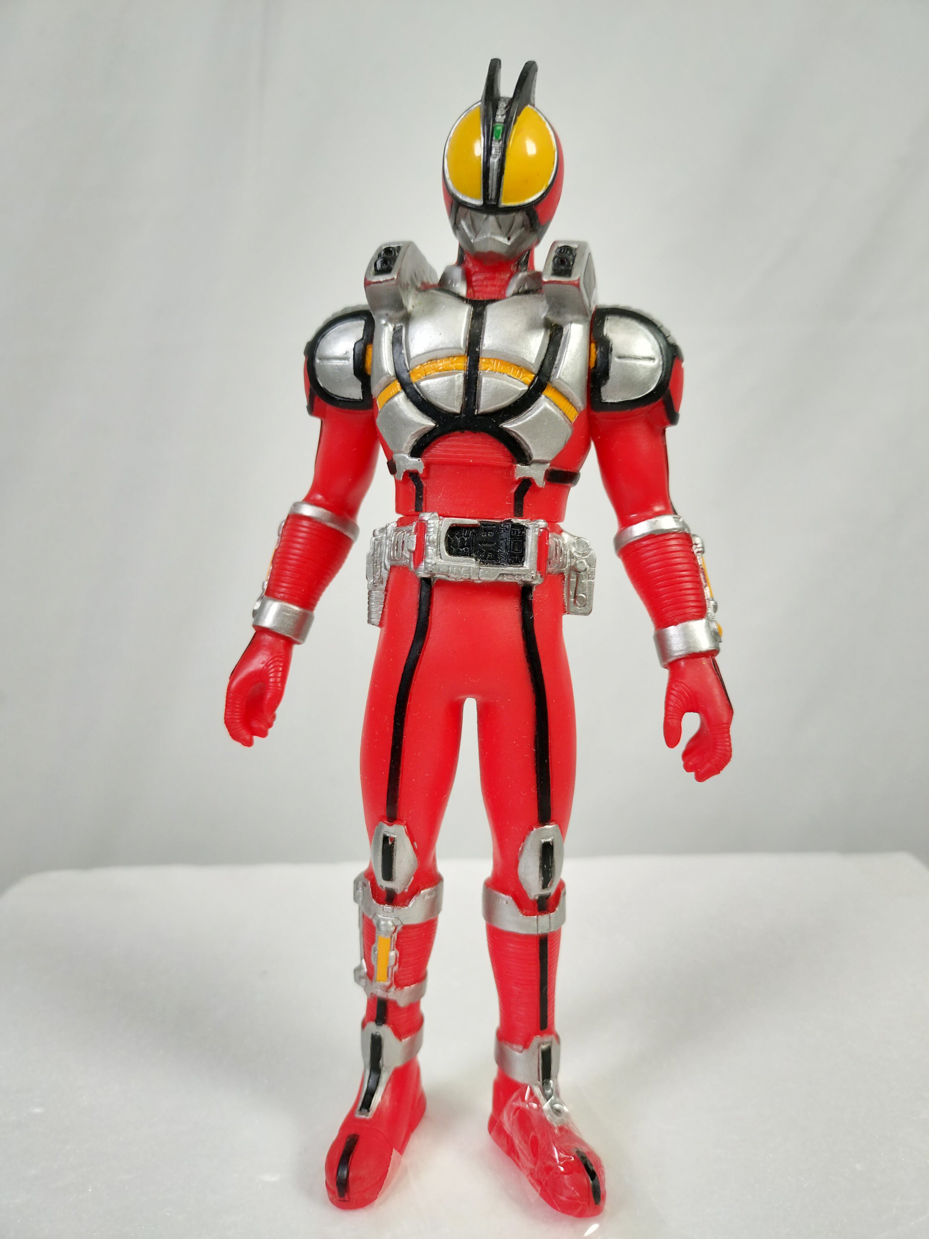 Kamen Rider 555 (Blaster Form) Made in China Height about 17cm Manufactured  in 2003 Sofvi Figure retro vintage major scratches and dirt