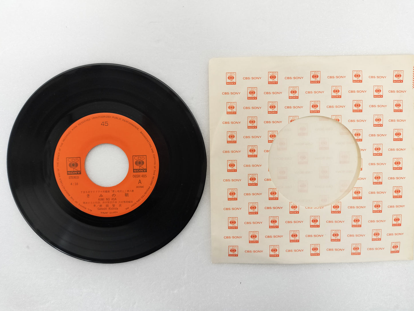 1979 The promised day Satoshi Kishida B: Your morning Japanese record vintage